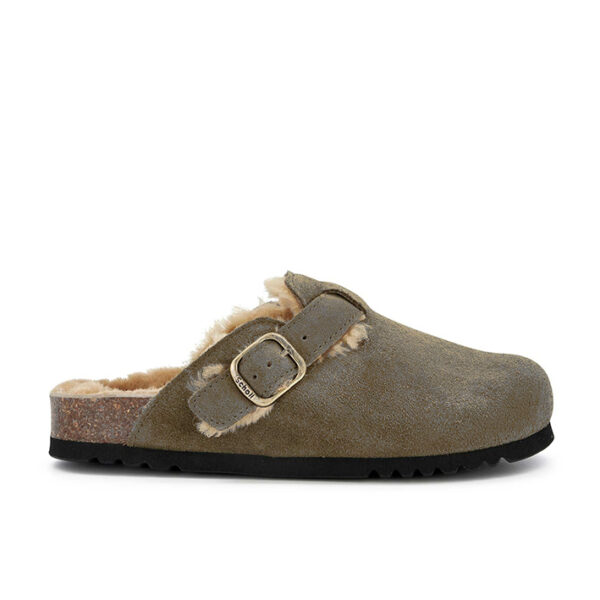 FAE DAIM FOURRE GREY - SCHOLL
